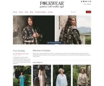 Folkwear.com(Folkwear Sewing Patterns) Screenshot