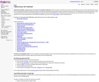 Folkwiki.se(Meta) Screenshot