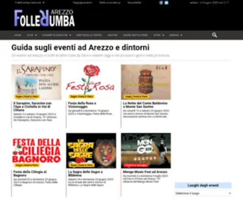 Follerumba.it(Cosa fare ad Arezzo e dintorni) Screenshot