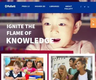Follett.com(Educational Products) Screenshot