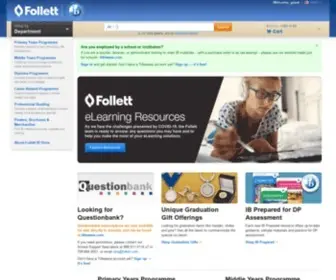 Follettibstore.com(Follett IB Store) Screenshot