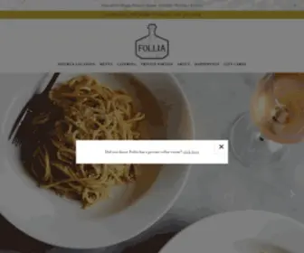Follianyc.com(Follia) Screenshot