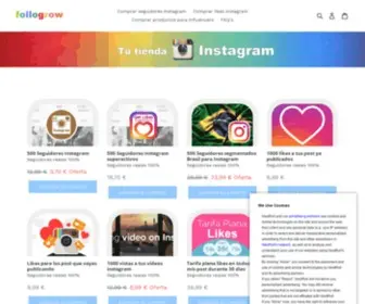 Follogrowk.com(Comprar seguidores instagram reales) Screenshot