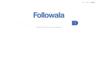 Followala.com(Followala) Screenshot