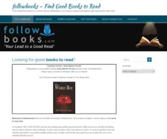 Followbooks.com(Find Good Books to Read) Screenshot