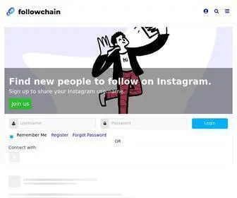 Followchain.org(Social Media Tips) Screenshot