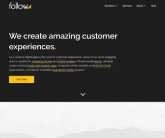 Follow.com.au(Customer centric creative digital agency) Screenshot