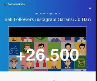 Followersindo.com(Beli Followers Instagram Garansi 30 Hari) Screenshot
