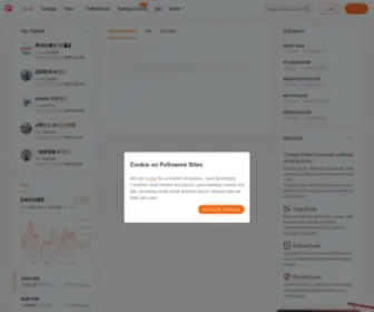 Followme.com(FOLLOWME Trading Community) Screenshot