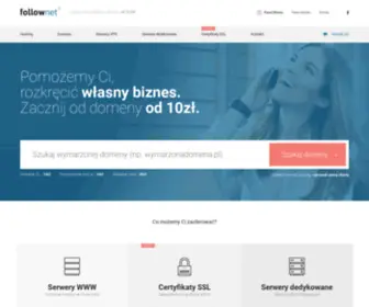 Follownet.pl(Tani hosting bez limitu transferu) Screenshot