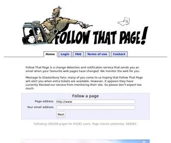 Followthatpage.com(Follow That Page) Screenshot