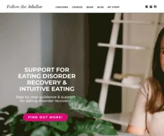 Followtheintuition.com(Full Eating Disorder Recovery Coaching) Screenshot