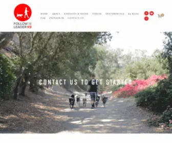 Followtheleaderk9.com(Santa Barbara dog training) Screenshot