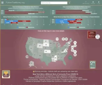 Followthemoney.org(See comprehensive 50) Screenshot