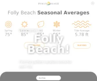 Follybeach.com(Folly Beach's largest guide) Screenshot