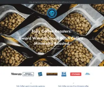 Follycoffee.com(Folly Coffee Roasters) Screenshot