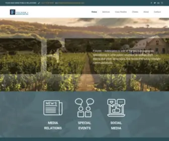 Folsomandassociates.com(FOOD AND WINE PUBLIC RELATIONS) Screenshot