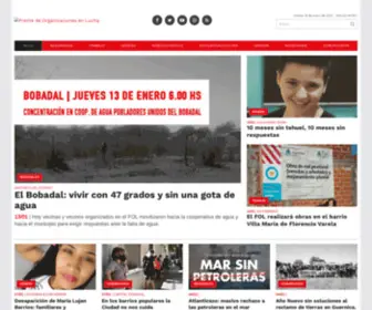 Folweb.com.ar(Frente de Organizaciones en Lucha) Screenshot