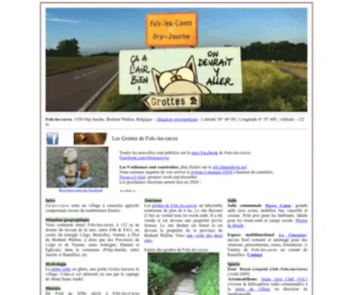 Folx-LES-Caves.com(Village charmant du Brabant Wallon) Screenshot