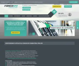 Fomcogps.ro(Monitorizare flota auto prin GPS) Screenshot