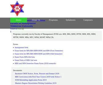 FomeCD.edu.np(This page) Screenshot