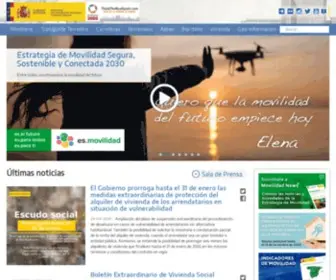 Fomento.gob.es(Ministerio de Transportes) Screenshot