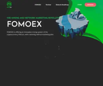 Fomoex.co(The Mining and Network Marketing Revolution) Screenshot