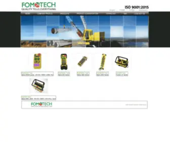 Fomotech.com(FOMOTECH-The Best Choice of Industrial Remote Control) Screenshot