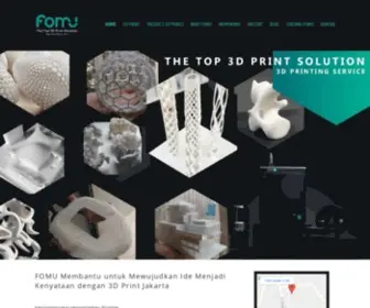 Fomustudio.com(Jasa 3D Printing) Screenshot