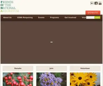 Fona.org(Friends of the National Arboretum) Screenshot