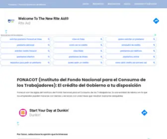 Fonacotgob.com.mx(Crédito FONACOT) Screenshot