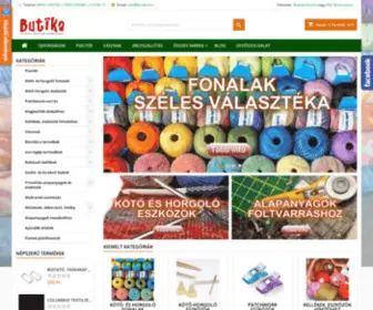 Fonalshop.hu(A kreatív emberek webáruháza) Screenshot