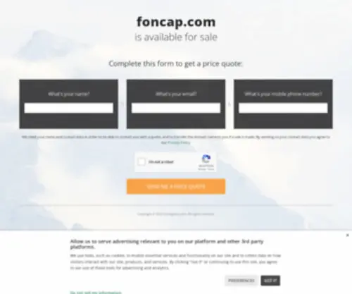 Foncap.com(Foncap) Screenshot