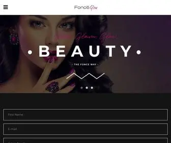 Fonceglow.com(The Makeup Professionals) Screenshot