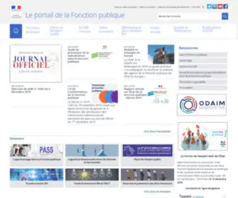 Fonction-Publique.gouv.fr(Portail de la Fonction publique) Screenshot
