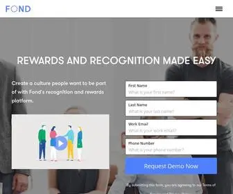 Fond.co(Employee Rewards & Recognition Made Easy) Screenshot