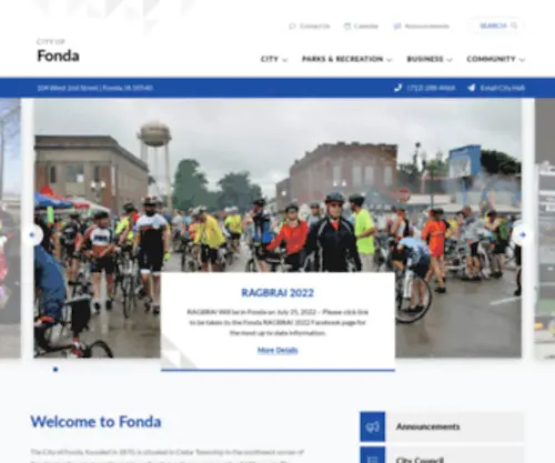 Fondaiowa.com(Fonda) Screenshot