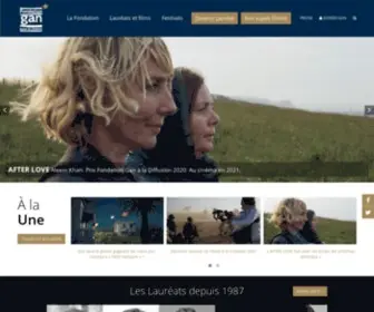 Fondation-Gan.com(Fondation Gan pour le Cinéma) Screenshot