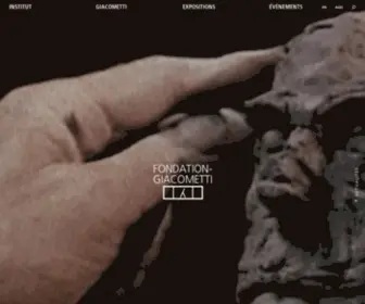 Fondation-Giacometti.fr(Fondation Giacometti) Screenshot