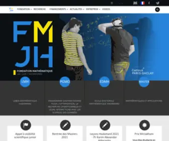 Fondation-Hadamard.fr(FMJH) Screenshot