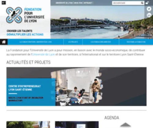 Fondation-Pour-Universite-Lyon.org(FpUL) Screenshot