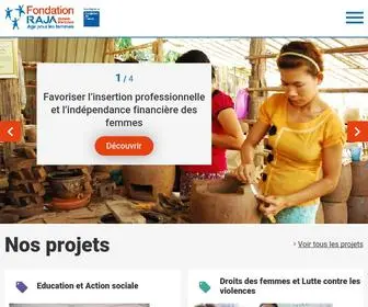 Fondation-Raja-Marcovici.com(Fondation RAJA) Screenshot