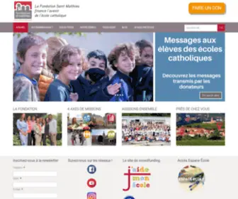 Fondation-ST-Matthieu.org(Fondation Saint Matthieu) Screenshot