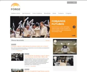 Fondationforge.org(Fundación Forge) Screenshot