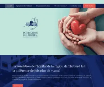 Fondationhopitalregionthetford.ca(TODO: À REMPLACER) Screenshot