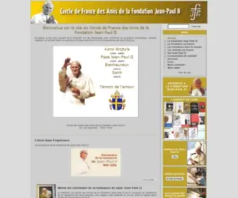 Fondationjeanpaul2.fr(Fondation Jean) Screenshot