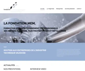 Fondationmem.ch(Fondation MEM) Screenshot