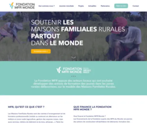 Fondationmfr-Monde.org(Fondation MFR) Screenshot