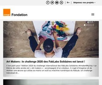 Fondationorange.com(Fondation Orange) Screenshot