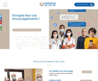 Fondationrechercheaphp.fr(Fondation AP) Screenshot